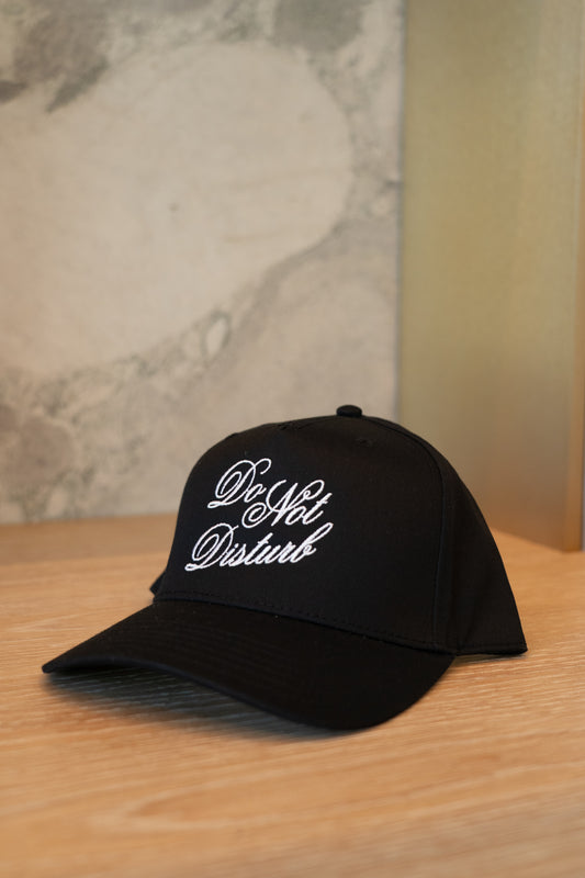 DND CURSIVE HAT (BLACK) - SNAPBACK